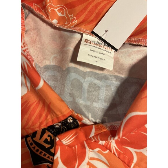 NEW Frederick Keys Baltimore Orioles Minor League Baseball Hawaiian Shirt MED 11 - Picture 3 of 5